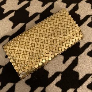 Kate Landry Metal Mesh Clutch